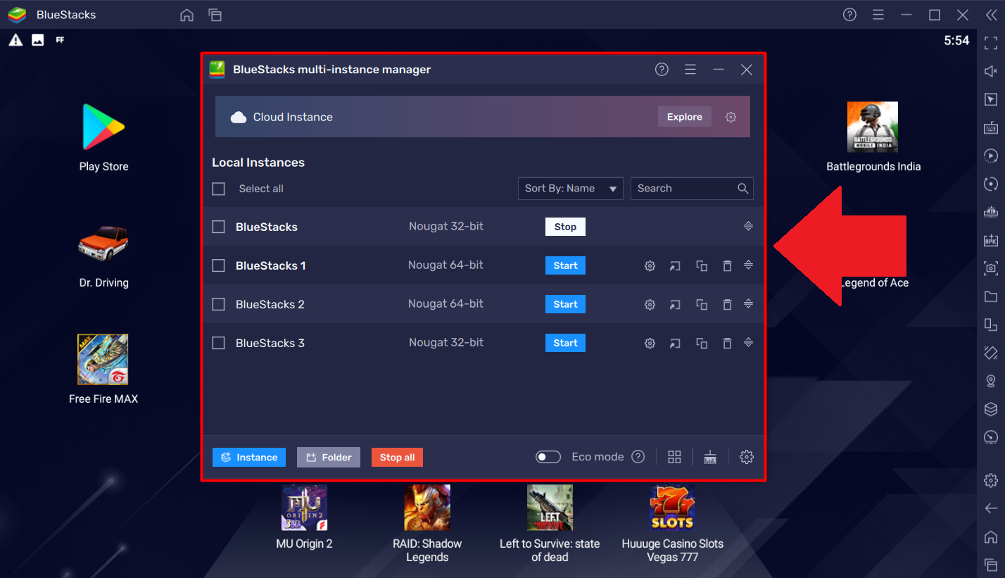 BlueStacks Multi-Instance