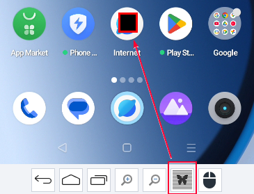 Hiding part of the image